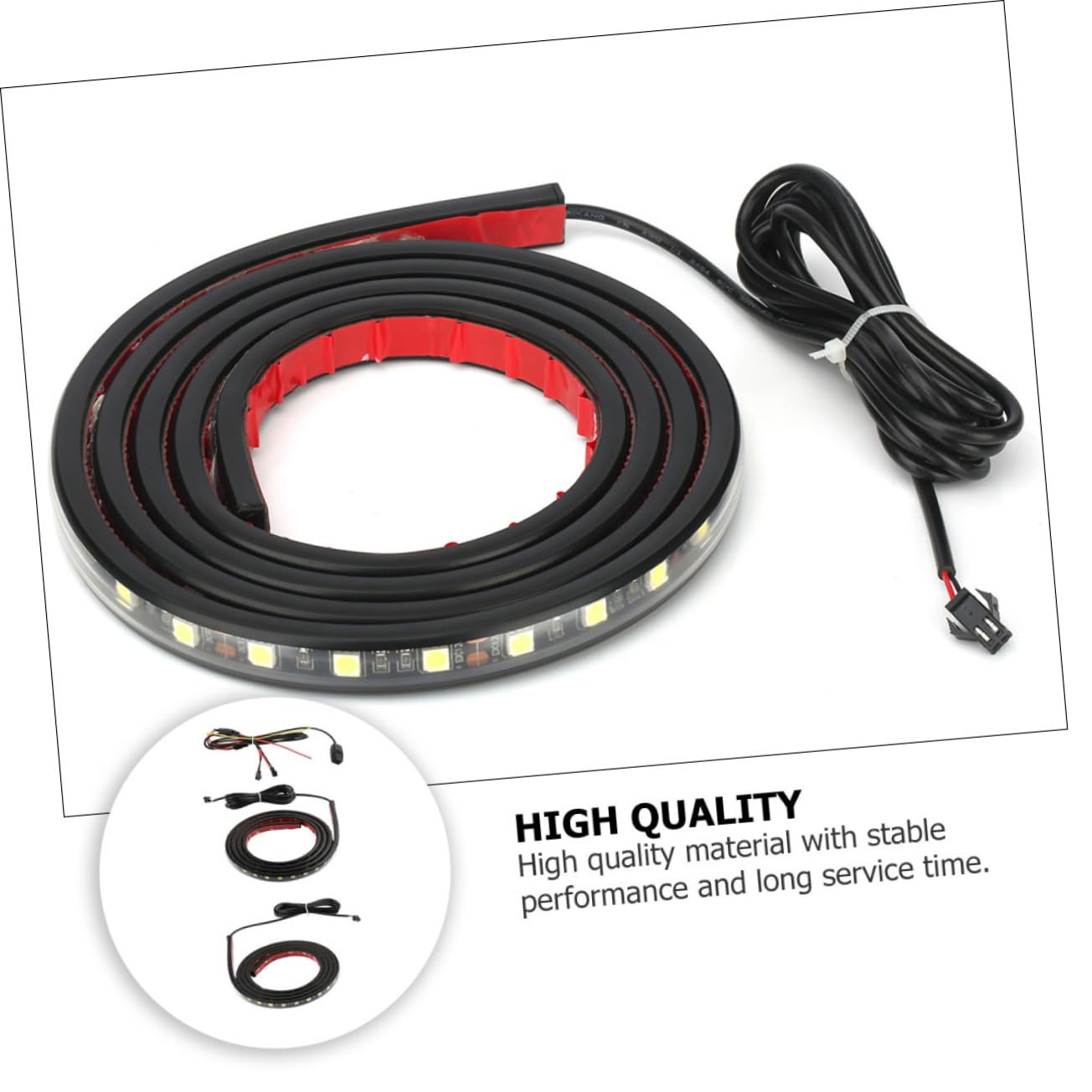 Set 3 Pezzi Strisce Luminose Bilaterali Cassone Pick-up, Accessorio Luci Camion Cavo Di Collegamento, Illuminazione Guida Notturna Per Veicoli Commerciali