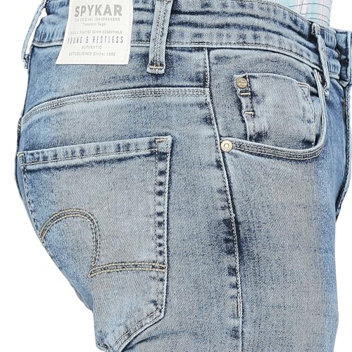 Image of Spykar Men's Rover Regular Fit Mid Rise Casual Jeans
