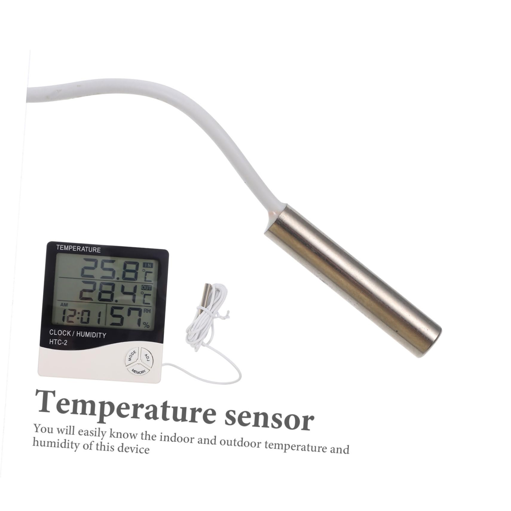 FOMIYES 3stücke Aquarium Thermometer Mit Doppelanzeige Für Präzise Temperaturmessung Geeignet Für Fischbecken Terrarien Und Zimmerpflanzen Große LCD-anzeige Batterie Vielseitig