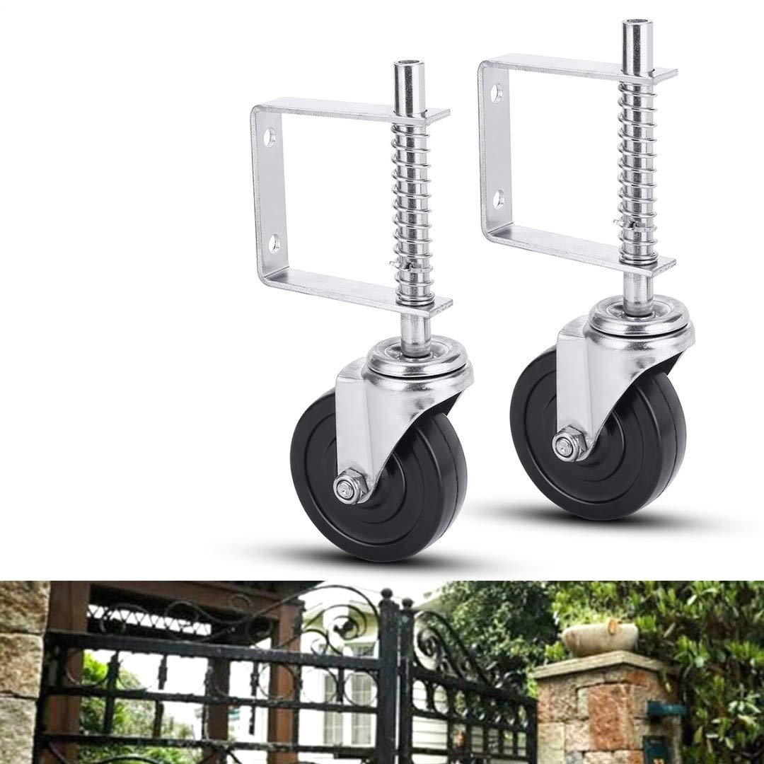 Buy 2Pcs Spring Loaded Gate Jockey Wheel, Retractable 4" HeavyDuty
