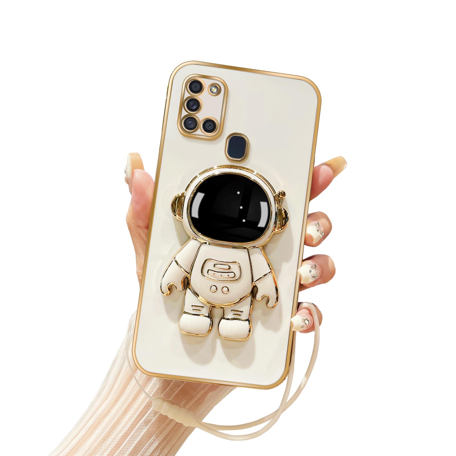 Amazon.com: Tesazxcn for Samsung A21s Phone Case with 6D Astronaut