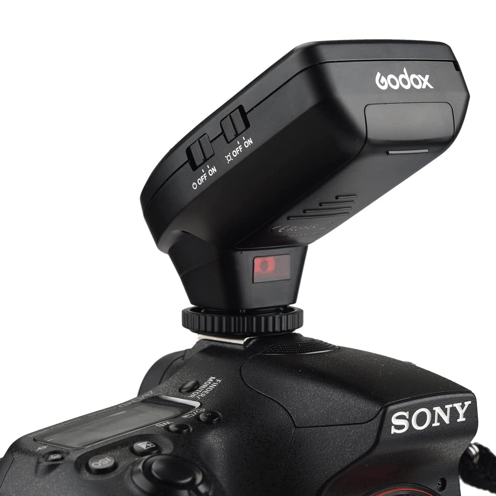 Godox Xpro-S Cámara Disparador de Flashpara Sony Wireless Remote 2.4GHz 1/8000s HSS TTL-Convert-Manual Diseño de Pantalla Grande Funciones Personalizables