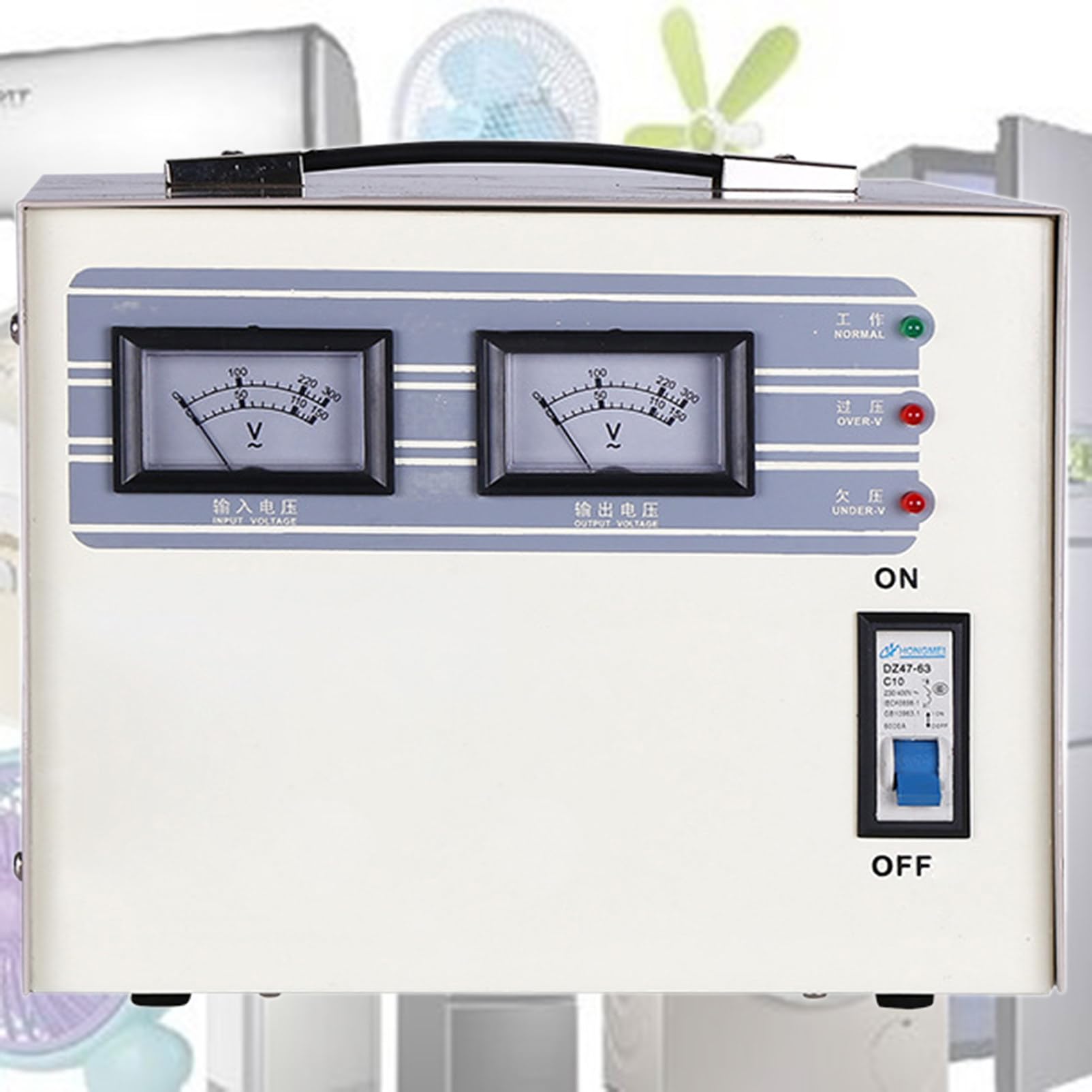 Estabilizador de Voltaje Automático, Regulador de Ca Monofásico de 220 V, Estabilizador de Presión Ultrabaja, Equipo de Control Eléctrico, Alta Eficiencia de Conversión,2KVA