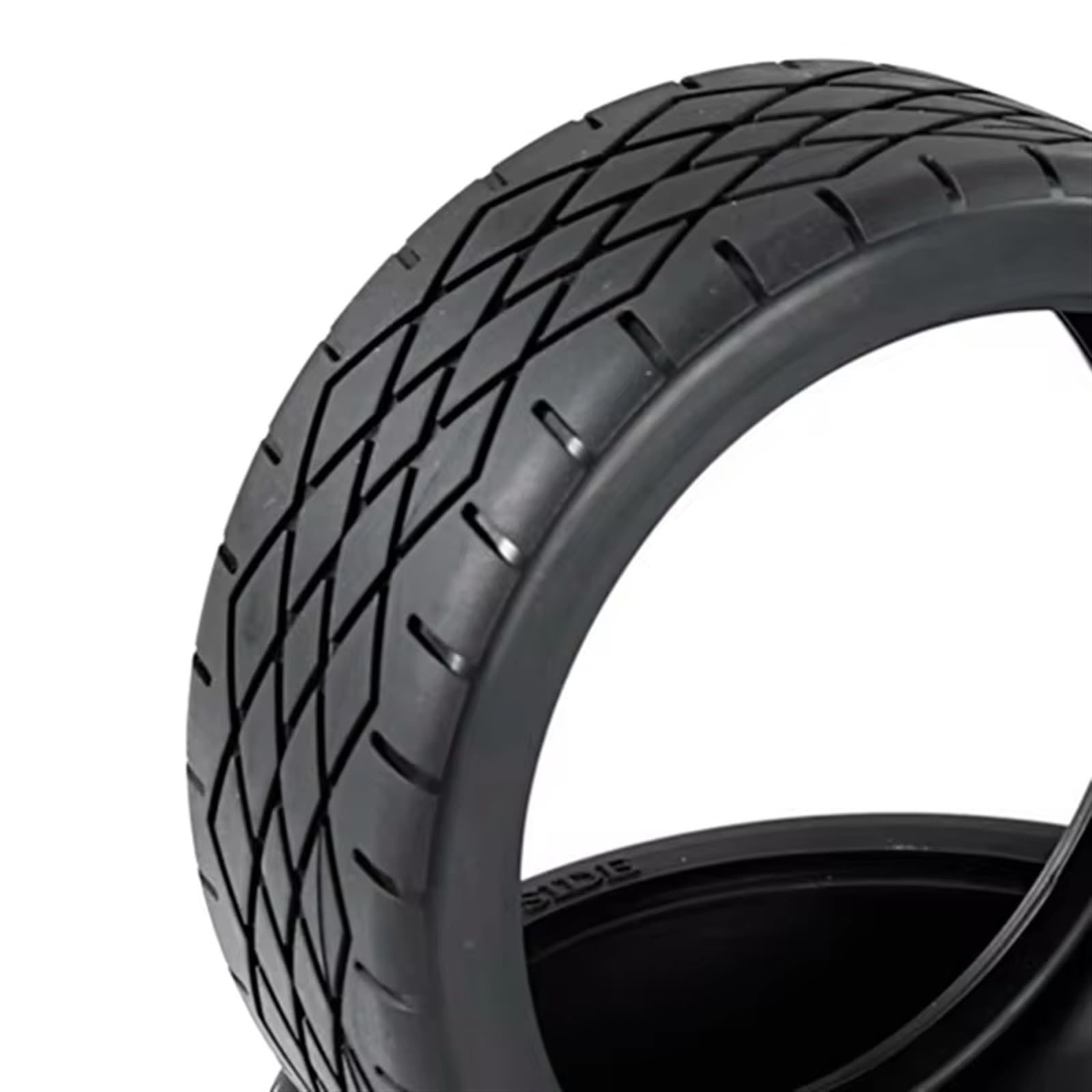Rc Tire Jante pour Rovan pour F5 pour MCD pour XS-5 2 Pièces Pièces De Pneus De Roue en Caoutchouc Ensemble De Peau pour 1/5 Échelle Rc De Rechange De Voiture Accessoires