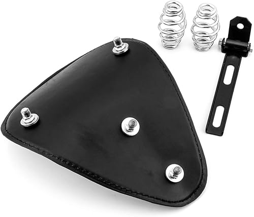 Miniatura 7 de Kit de soporte de montaje de muelles de asiento de motocicleta de cuero compatible con Harley Honda, Yamaha, Kawasaki, Suzuki, Sportster, Bobber