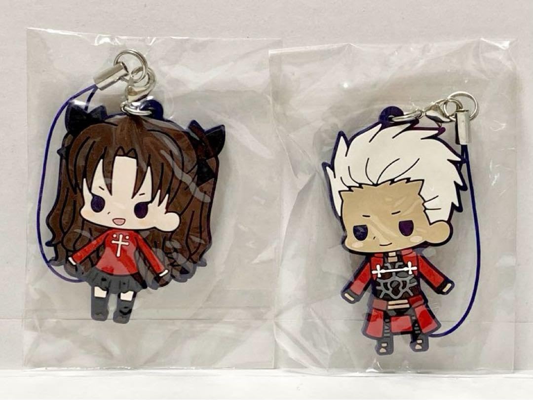 遠坂凛　グッズ　遠坂凛　ラバーストラップ　fate　ラバーストラップ　UBW 劇場版「Fate/stay night[Heaven's Feel]より、 キュートに