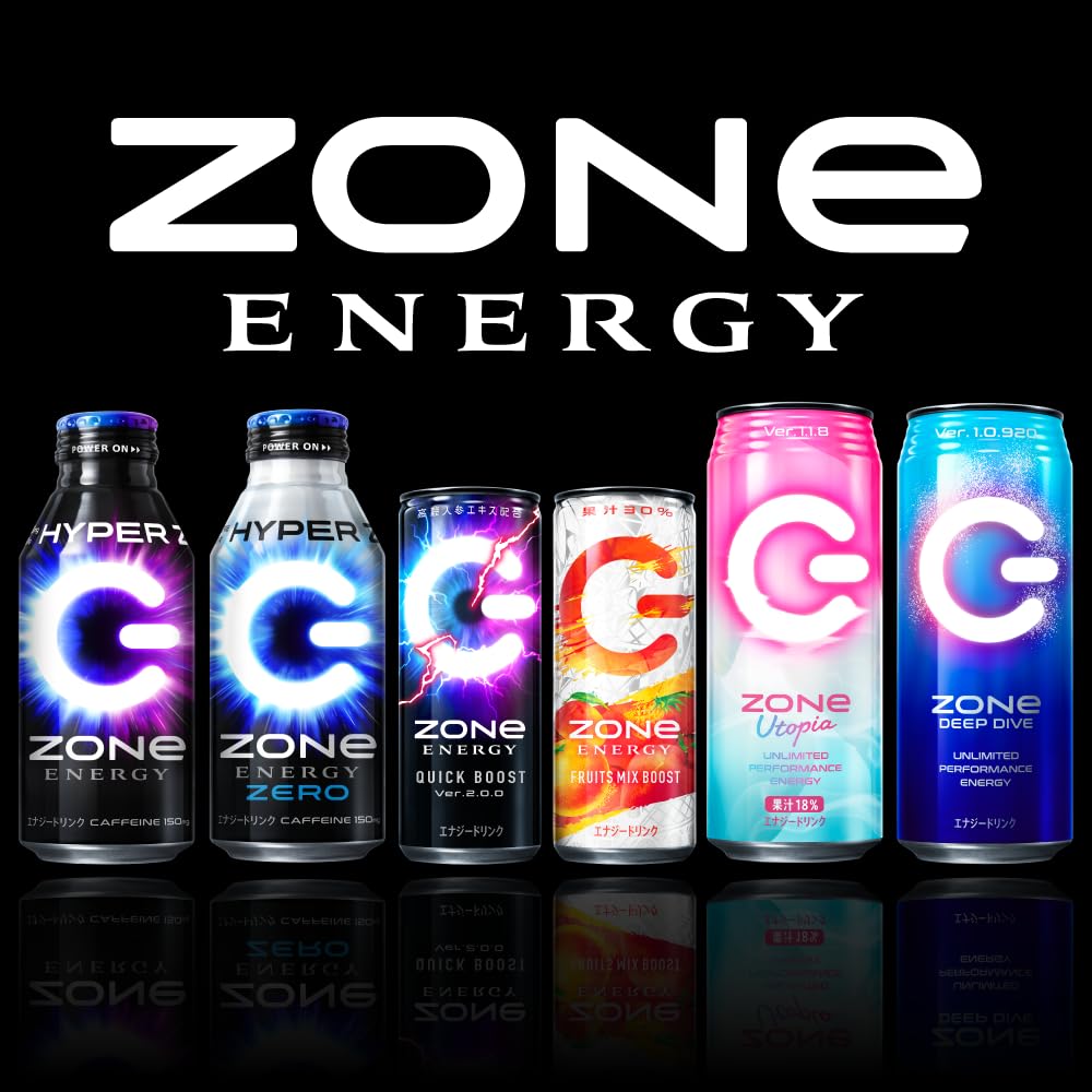 Amazon.co.jp: ZONe ENERGY Crazy Vacances エナジードリンク 500ml×24