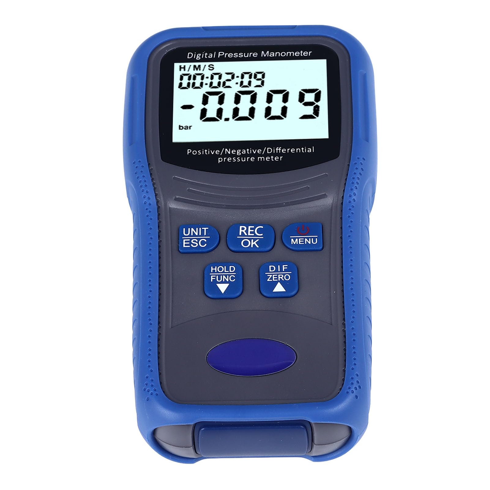 Natudeco Digital Differential Pressure Meter 11 Selectable Units Manometer Digital Pressure Gauge for Pressure System Calibration and Troubleshooting