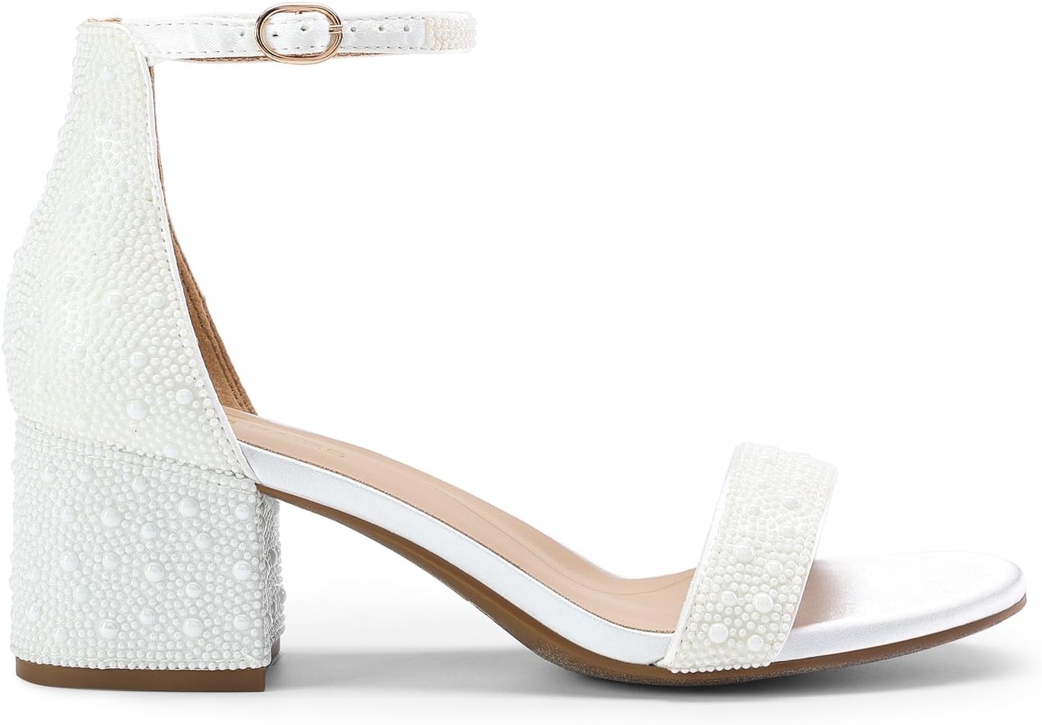 DREAM PAIRS Womens Low-Chunk Low Heel Pump Sandal - Image 3