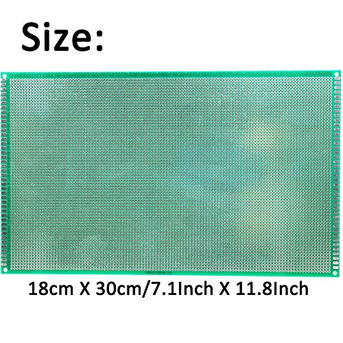 image for YUNGUI 18cm X 30cm Universal Single-Sided Prototyping PCB Printed Circ