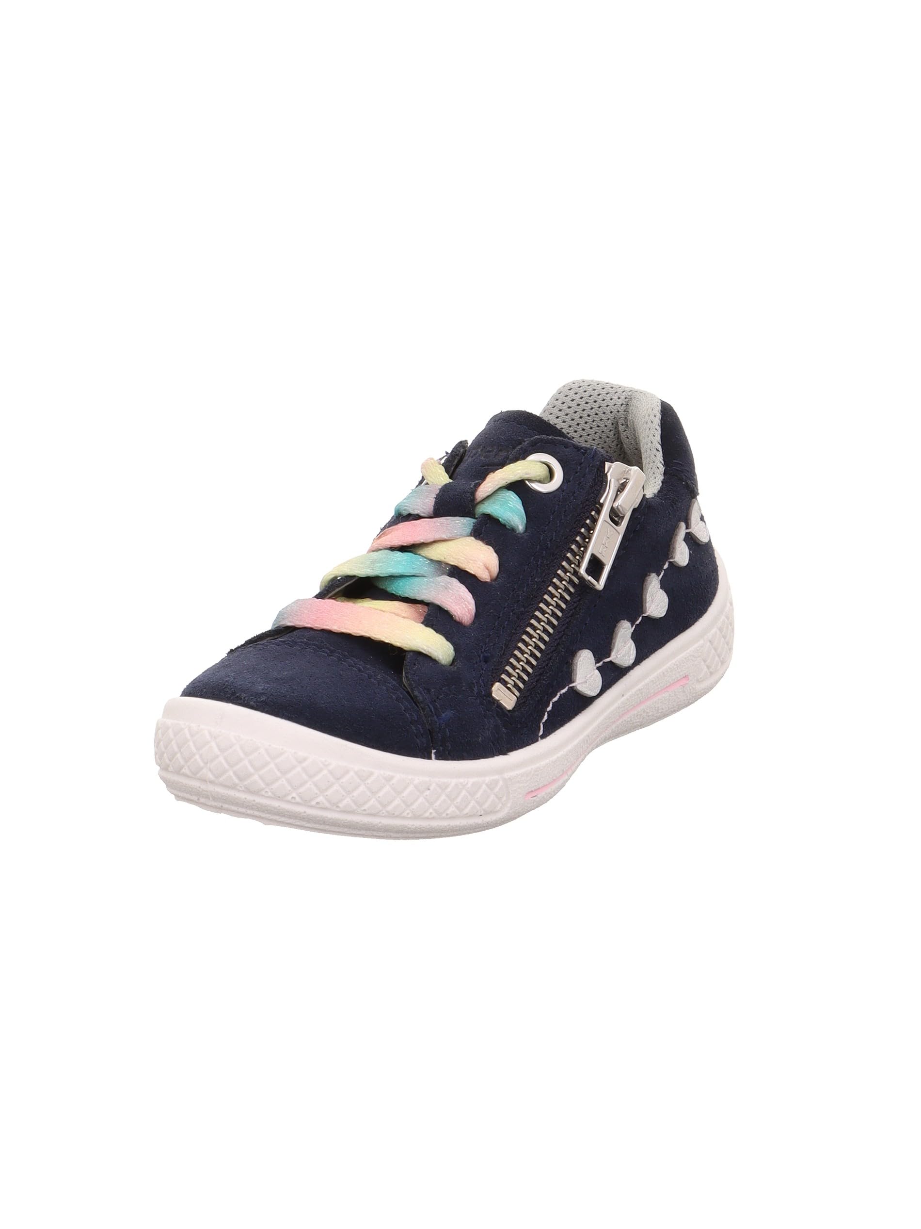 Superfit Girl's Tensy Sneaker, Blue Pink 8000, 1 UK