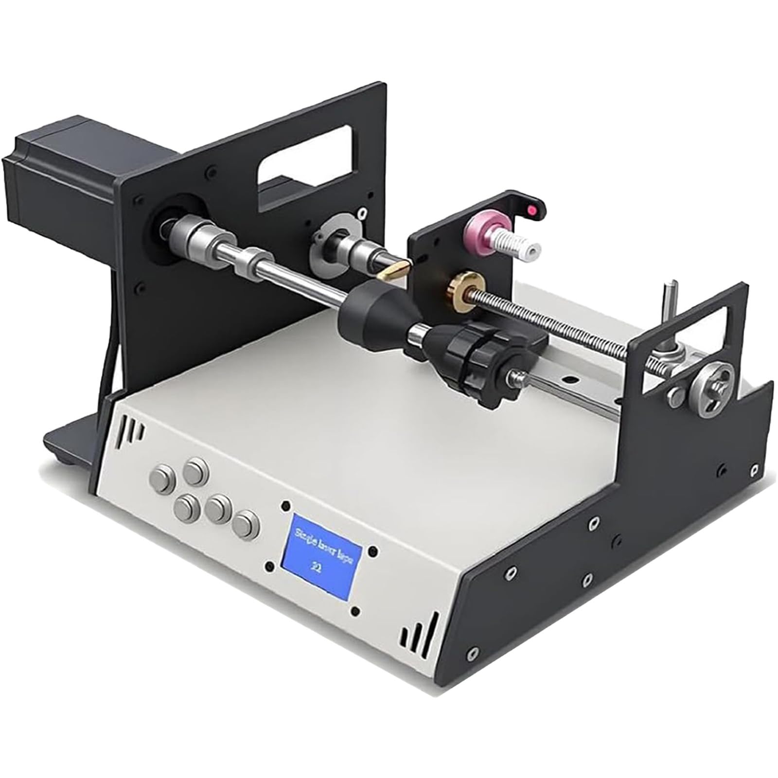 YXYLJOZ Automatic Coil Winding Machine 900RPM, Auto Wire Alignment, for Motors, Transformerss, Fishing Lines, Silk Threads