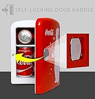 Vista 6 de Coca-Cola - Enfriadorcalentador portátil de 4 litros, refrigerador de viaje personal compacto para aperitivos, almuerzo, bebidas, cosméticos