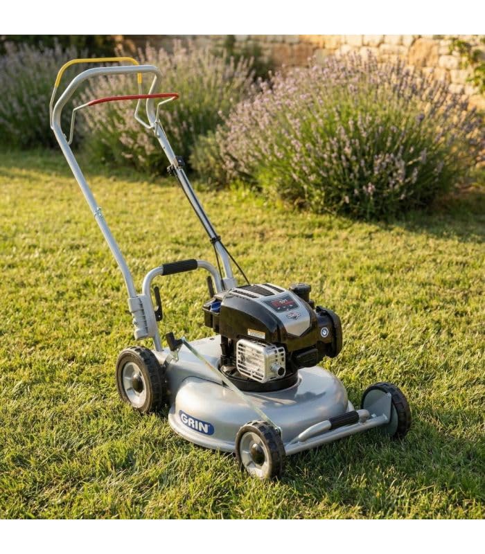 Tondeuse Thermique Professionnelle Mulching, Moteur Briggs & Stratton, 1200m² à 3000m² - GRIN HM53A