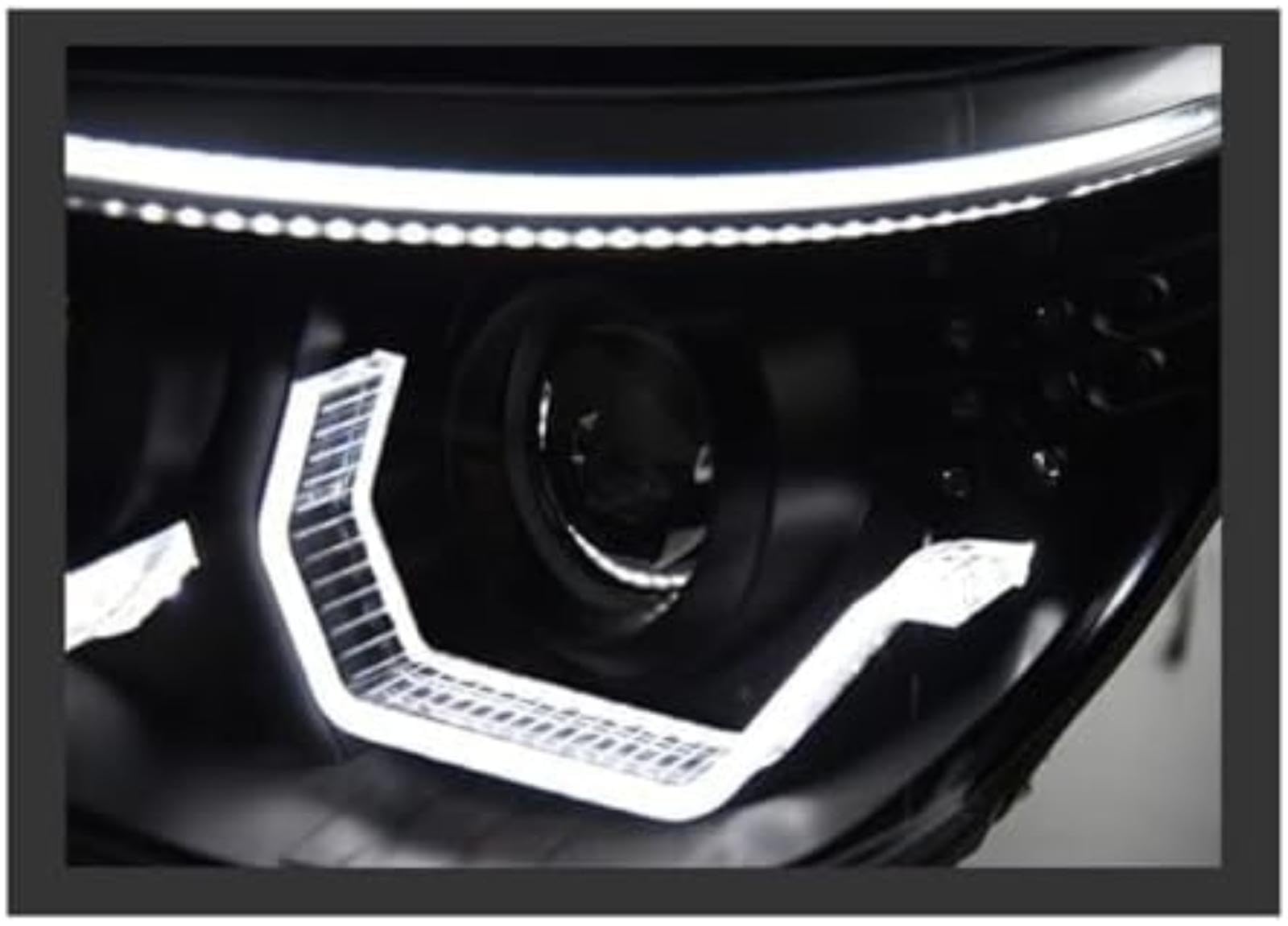 Dla BMW E60 reflektory 2003-2010 523I 530I Car Styling lampa czołowa Drl Hid Bi Xenon akcesoria samochodowe lampy przednie reflektor włączony kierunkowskaz (Headlight No Bulb 2003 2007)