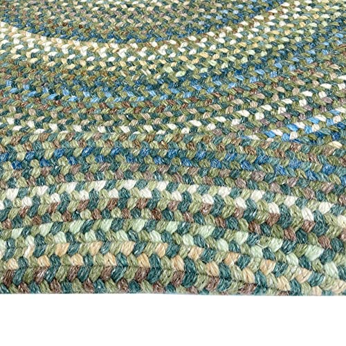 Tapete ovalado trenzado Capel American Heritage 2'x3' miniatura 7