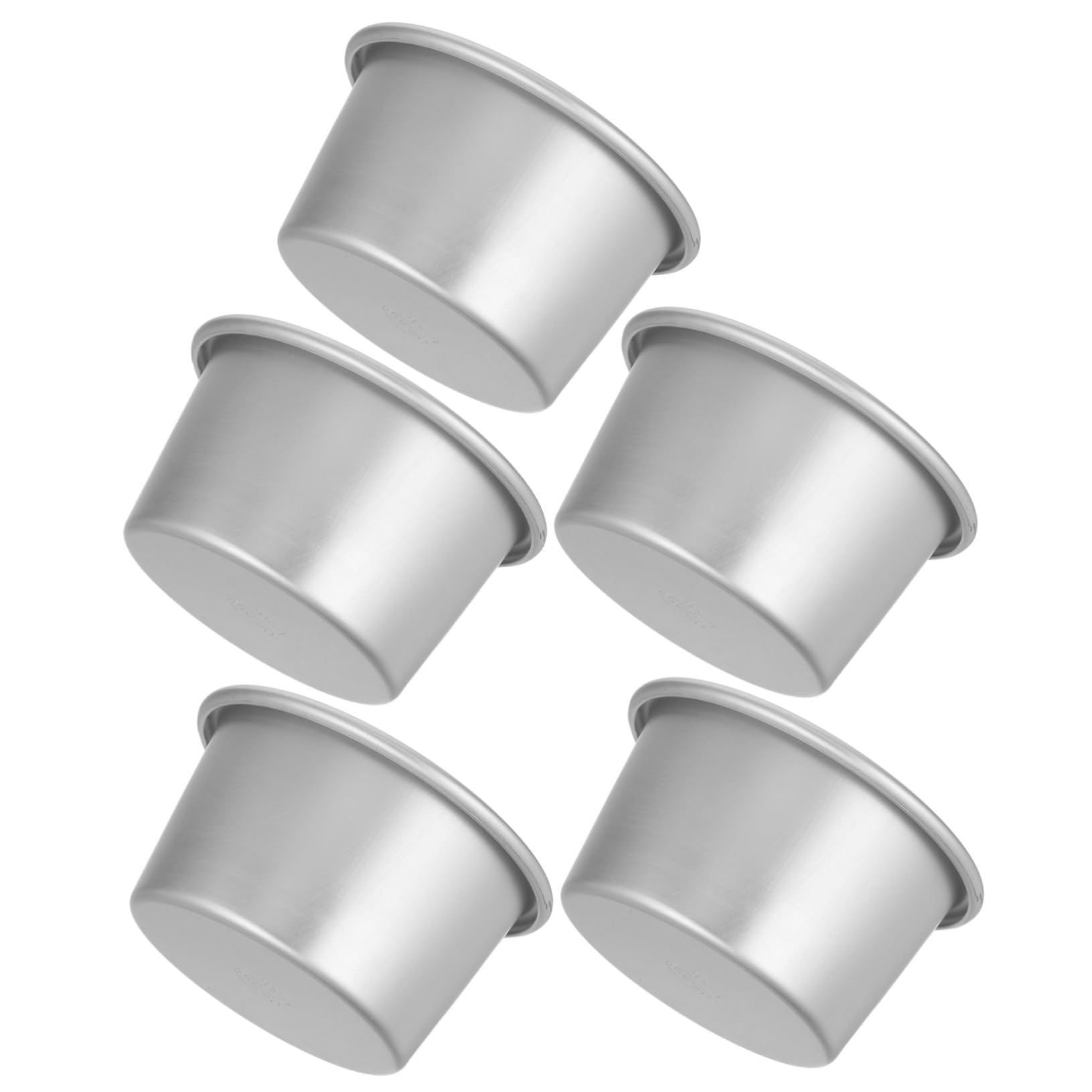 ABOOFAN 20 Pièces Moule à gâteau en aluminium moules à pâtisserie en métal tasses à cupcakes manche alliage d'aluminium