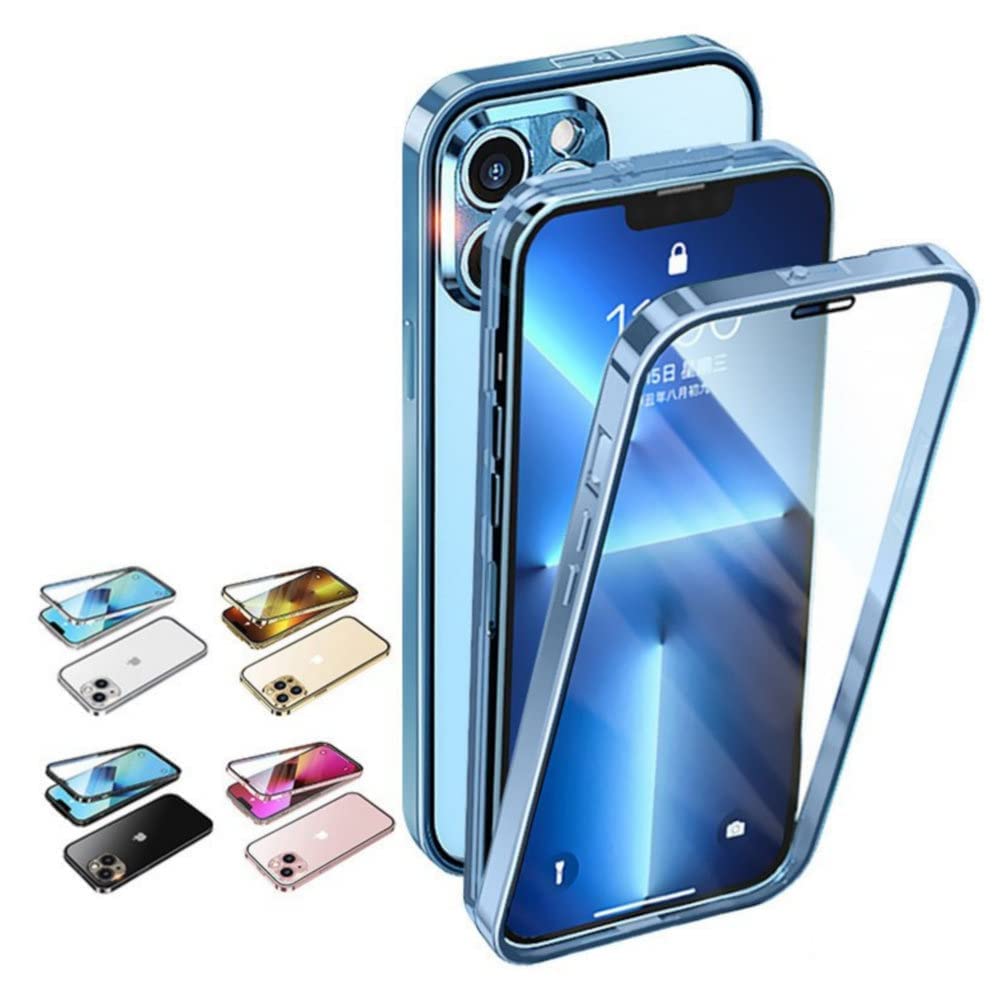 Amazon.co.jp: ロック付き iPhone14 Pro Max 保護ケース 両面