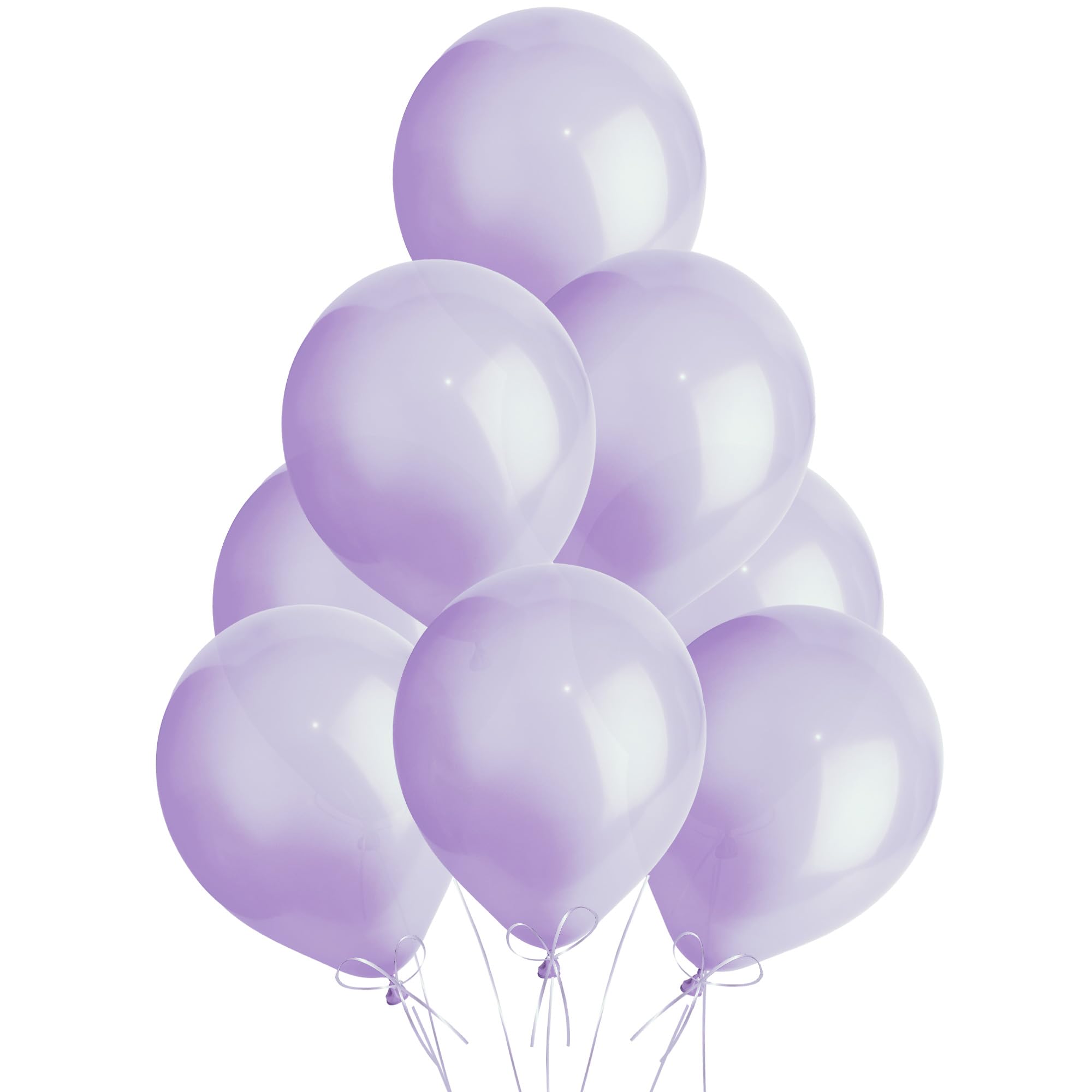Metallic Purple Balloons 10 Pack, Large 12 Inch Thick Latex Biodegradable Helium Party Balloons for Birthday, Wedding, Baby Shower, Valentine's Day Events Decoration for Balloon Arch Garland