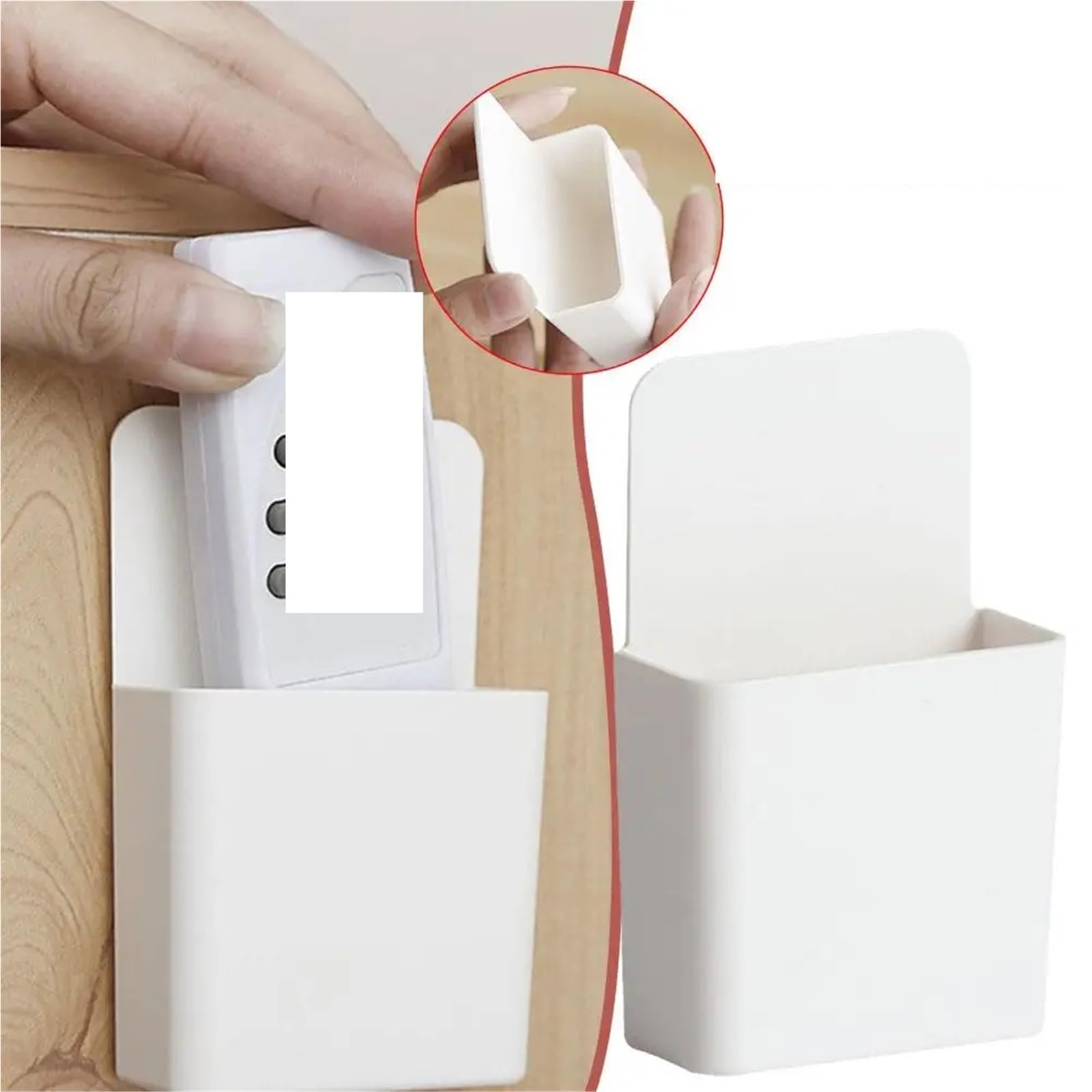 Caja de almacenamiento montada en la pared, caja for Control remoto, organizador colgante, 3 uds Para Sala De Estar