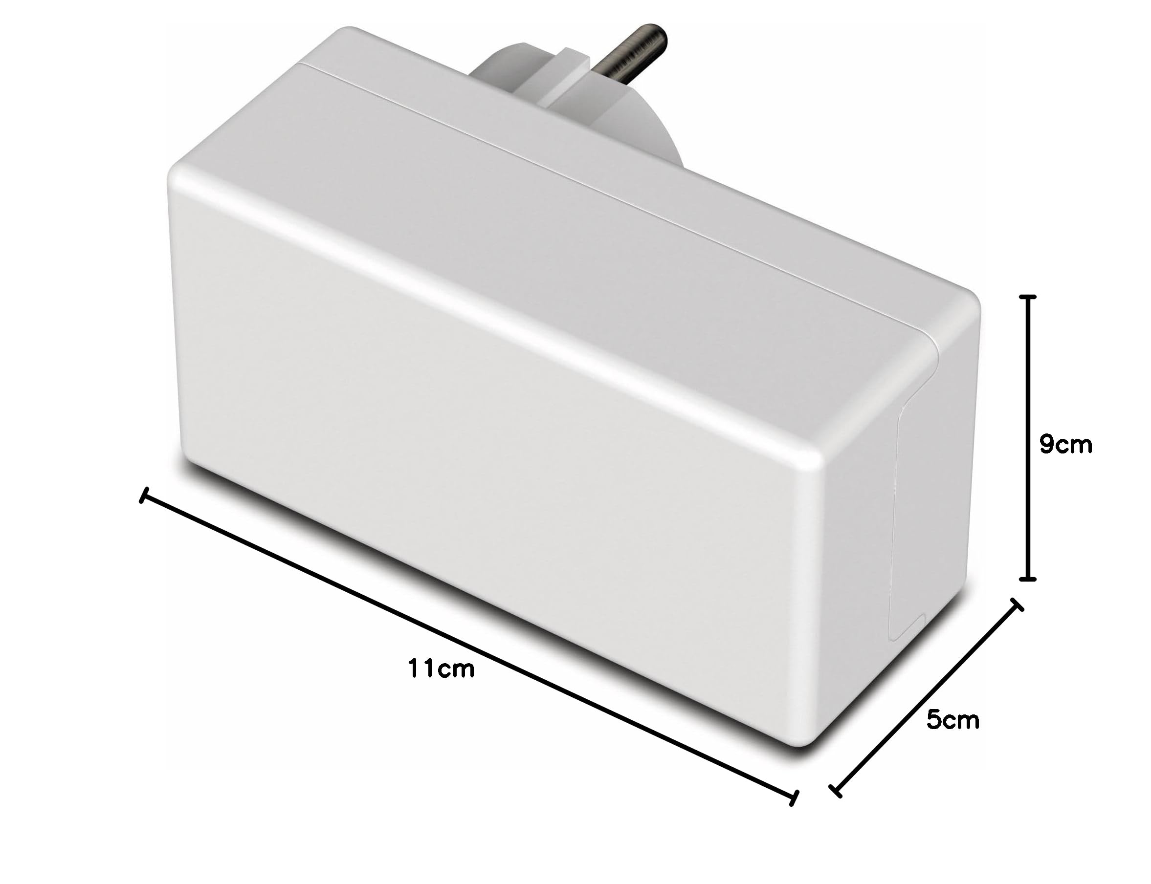 Bopla SE 420 E/CEE -9016 Stecker-Gehäuse 100 x 50 x 40 PC Weiß 1 St.
