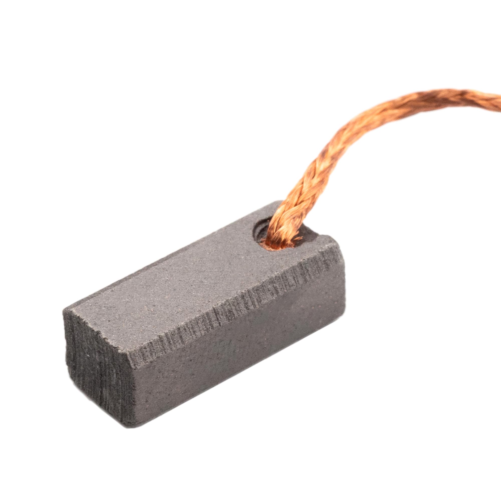 2pcs 7mm x 8mm x 19mm Carbon Brush - For Generic Electric Motor - With Copper Wire Electrical Power Drill Spare Part Accessories Brushes Set Replacement Compatible Electronic Repairing Tool