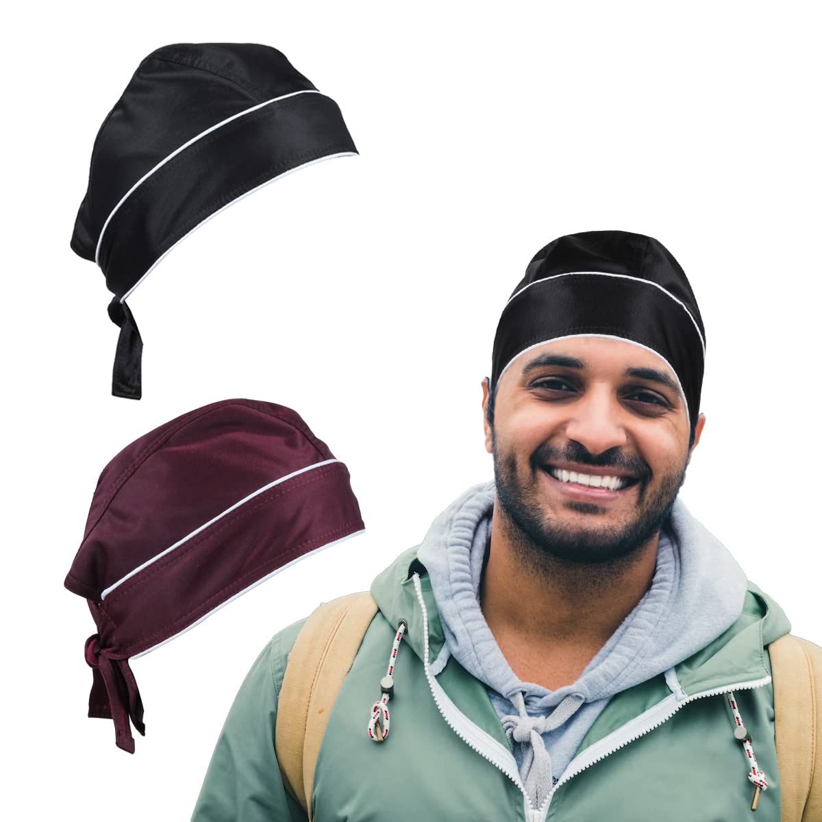 BISMAADH Bicycle Skull Caps Helmet Liner Cooling Hat Cap Summer Sweat Wicking Beanie Cap Hat for Women Men