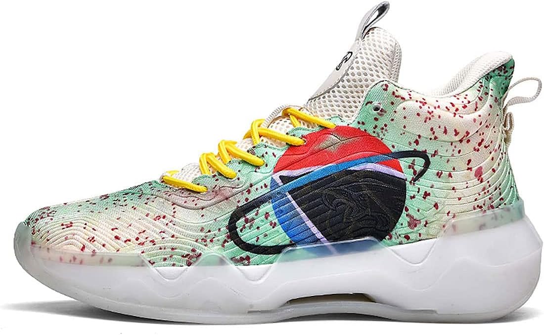 fluorescent green basketball shoes