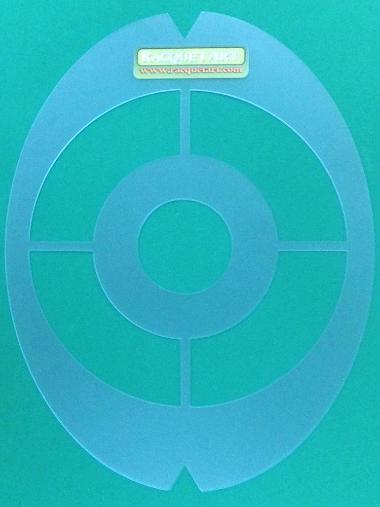 Racquet Art Creative Tennis Racquet Stencil - Target