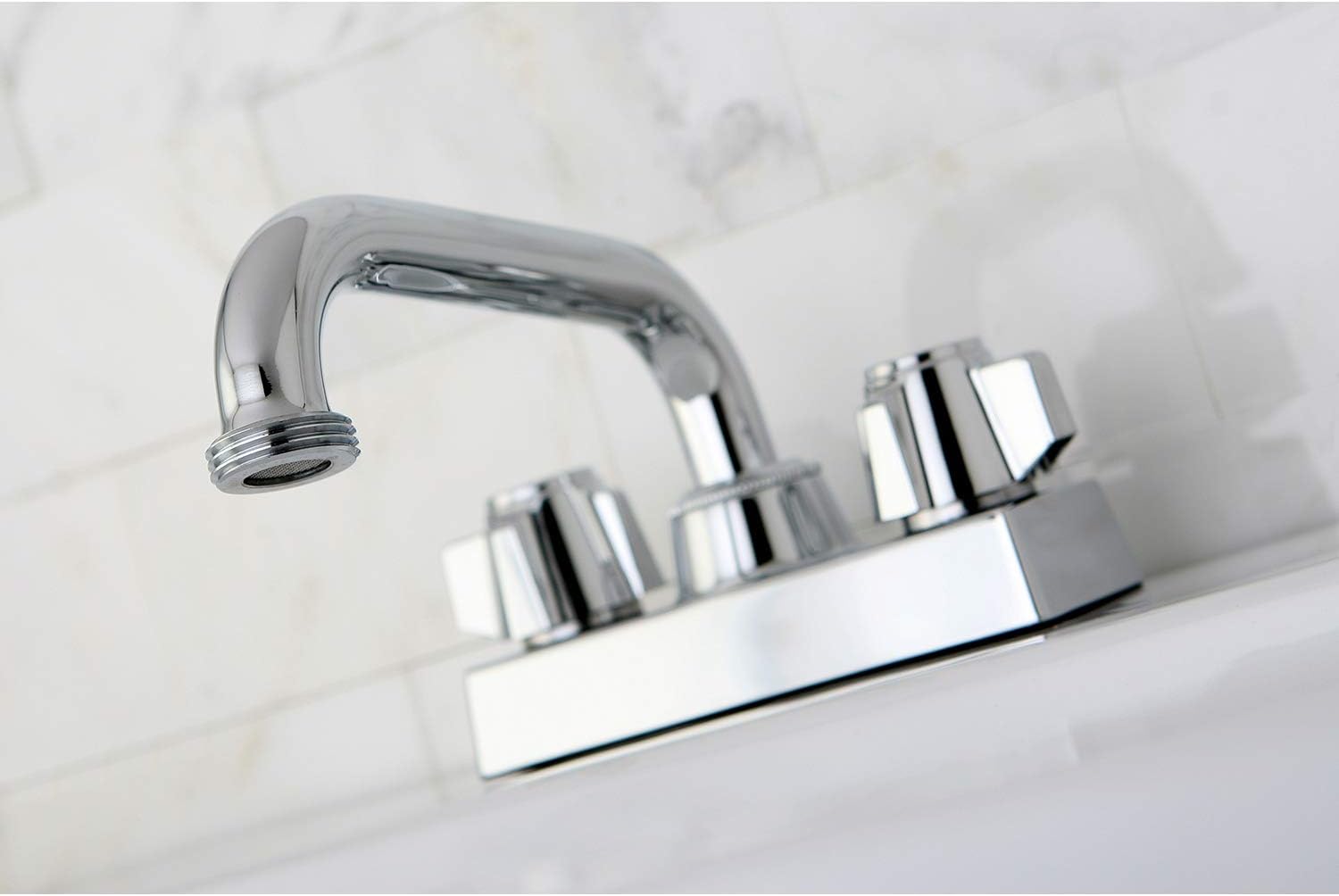 Kingston Brass KB471 Laundry Faucet, Polished Chrome, 5.75 x 4.5 x 1.88 - Image 2