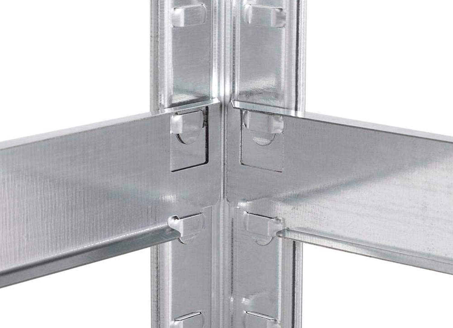 Nyana Home | Estantería Metálica Galvanizada 875kg | 5 Baldas | Medidas 180 x 90 x 40cm | Garaje Oficina Despensa