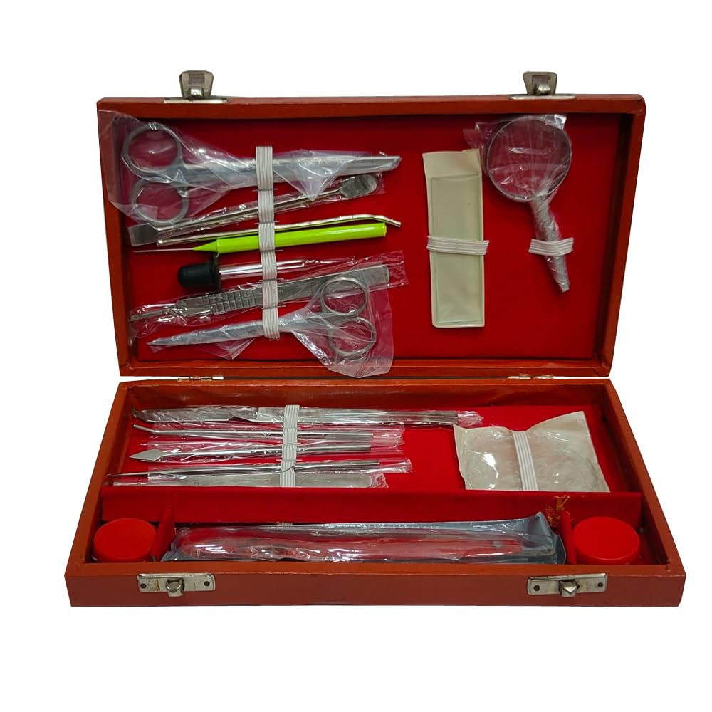 DESCO Disecto Biology Set of 19 Stainless Steel Dissection instrument with Wooden Box (B0CLNWFZCL) Amazon Price History, Amazon Price Tracker