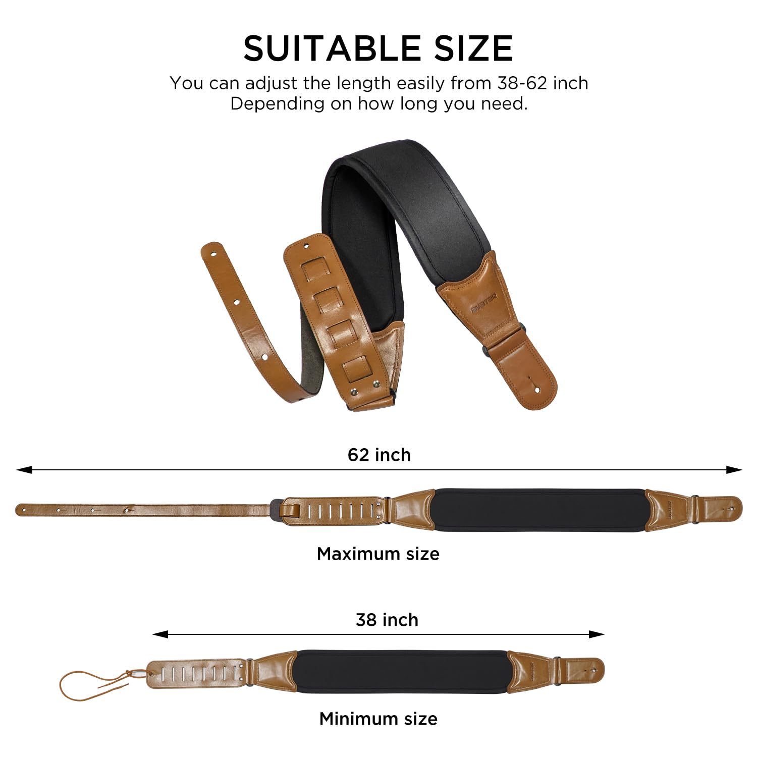 HXW Guitar Strap with 3.6