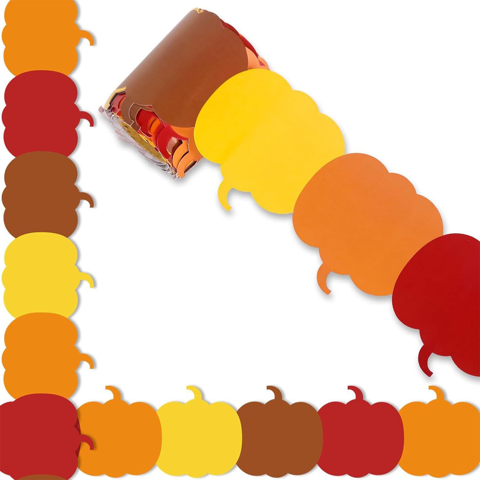32.8ft Pumpkin Border Trim Wall Sticker for Chalkboards Notice Boards Decoration Bulletin Board Borders Trim Stickers Classroom Borders