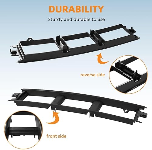 Miniatura 10 de KARPAL Almohadillas protectoras de parachoques + soporte de marco de matrícula compatible con Ford F150 F-150 delantero LH izquierdo conductor +