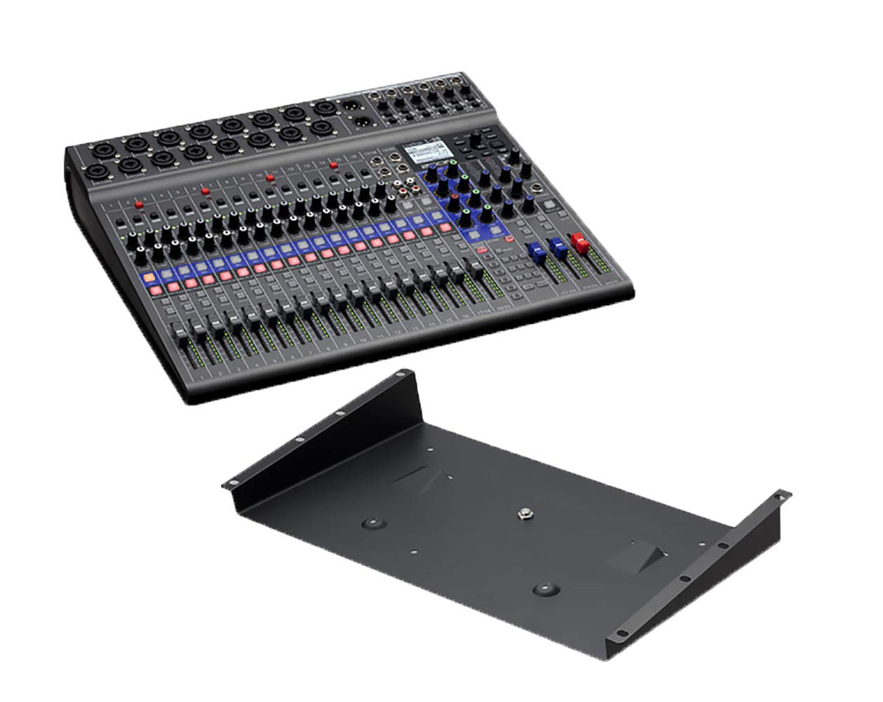 Zoom Livetrack L-20 Mix,Monitor,Record and Stream + RKL-12 Rack mount adapter for Livetrack L-12 and L-20 consoles