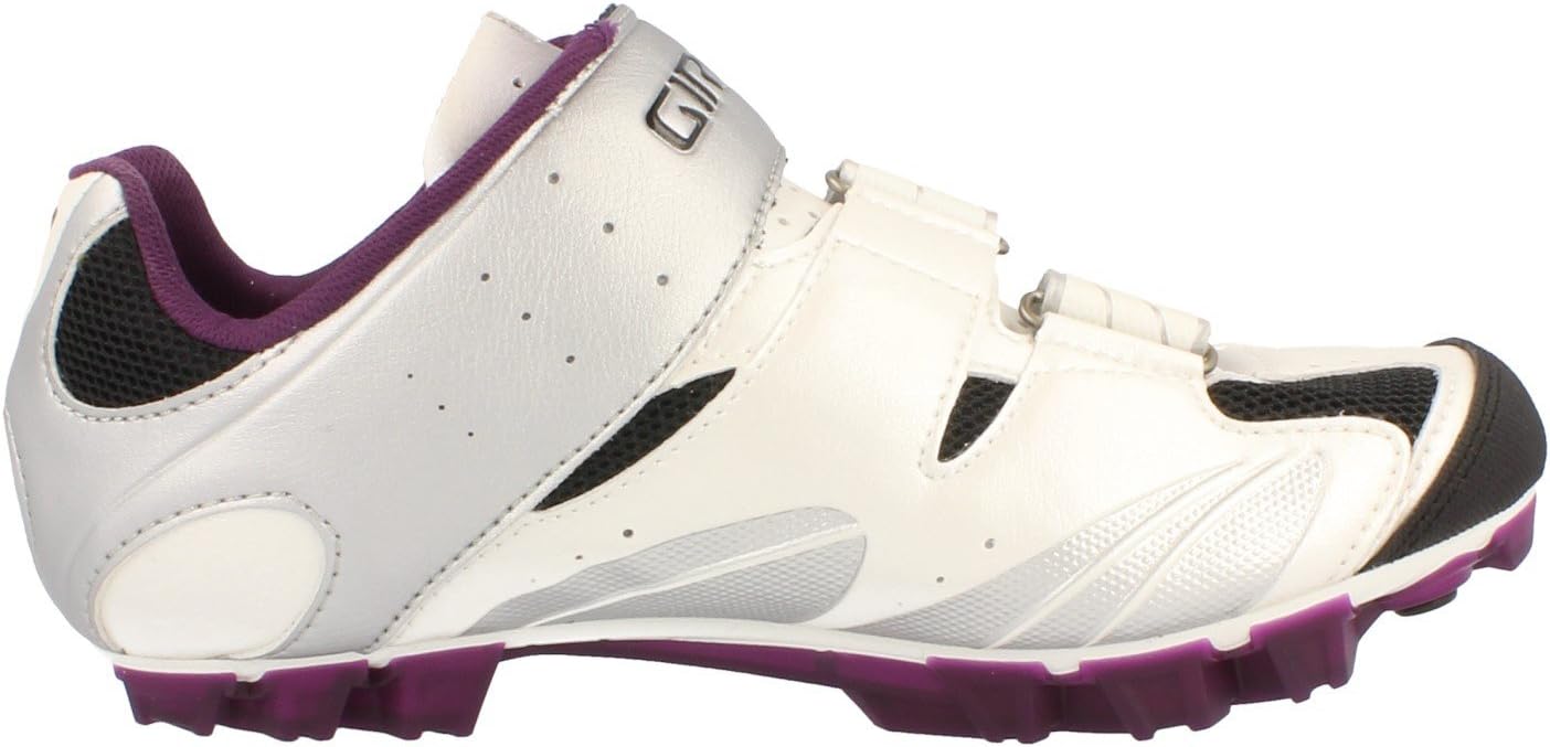 Giro 2012 Women's Manta Mountain Bike Shoes (White/Silver/Plum - 37)
