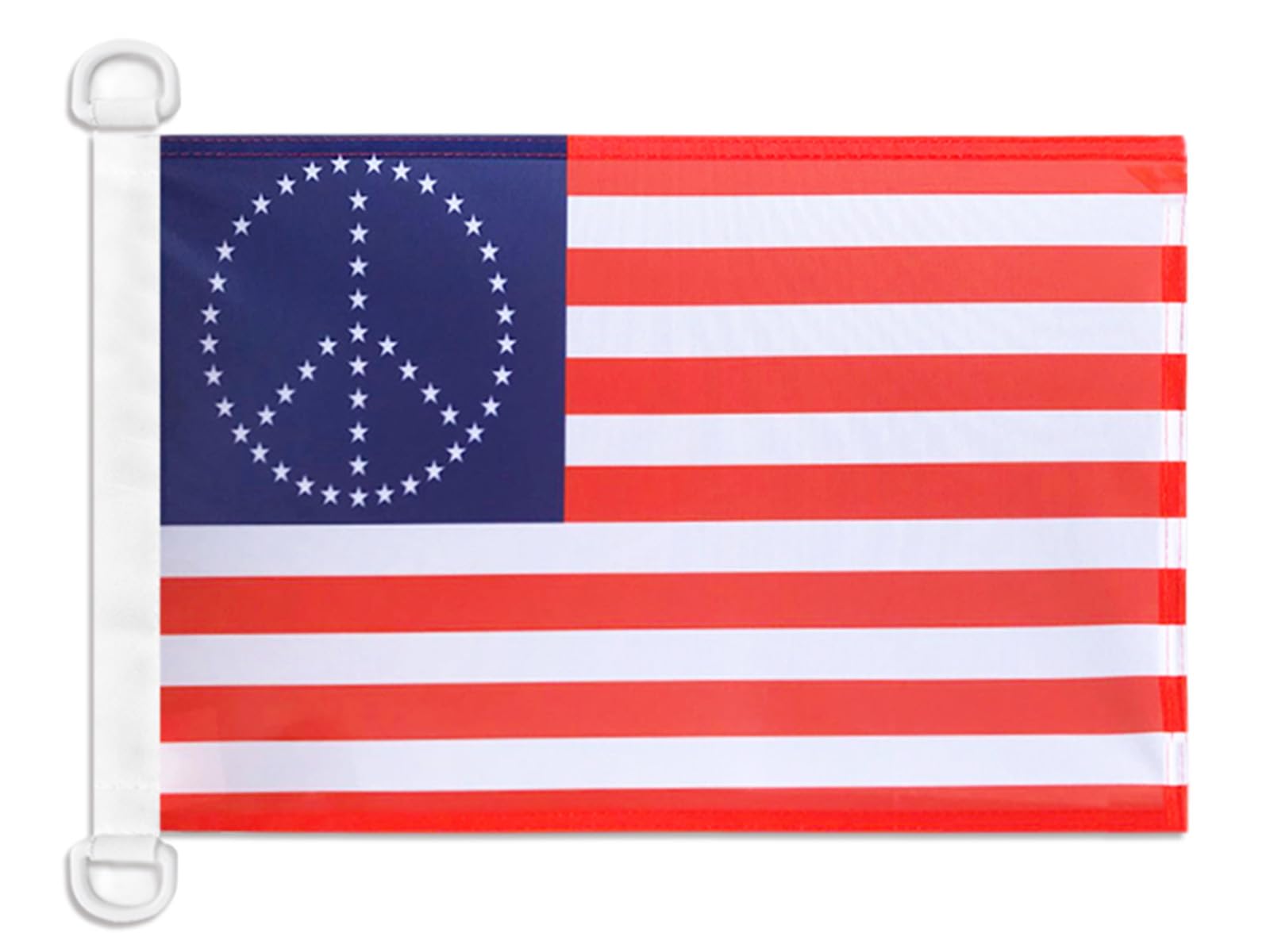 AZ FLAG USA Peace Nautical Flag 18'' x 12'', US, American flags 30 x 45 cm, Banner 12x18 in for boat โ image 1