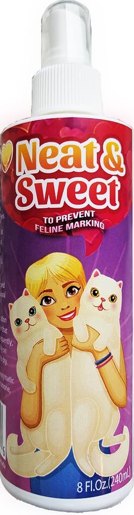 Pet MasterMind Neat & Sweet Stop Cat Marking Indoor Spray - for Feline Inappropriate Urination and Re-Soiling Caused by Behavioral Issues
