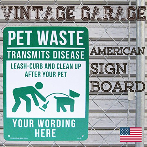 ロードサイン　犬看板　DOG WASTE ロードサイン 犬看板 DOG WASTE