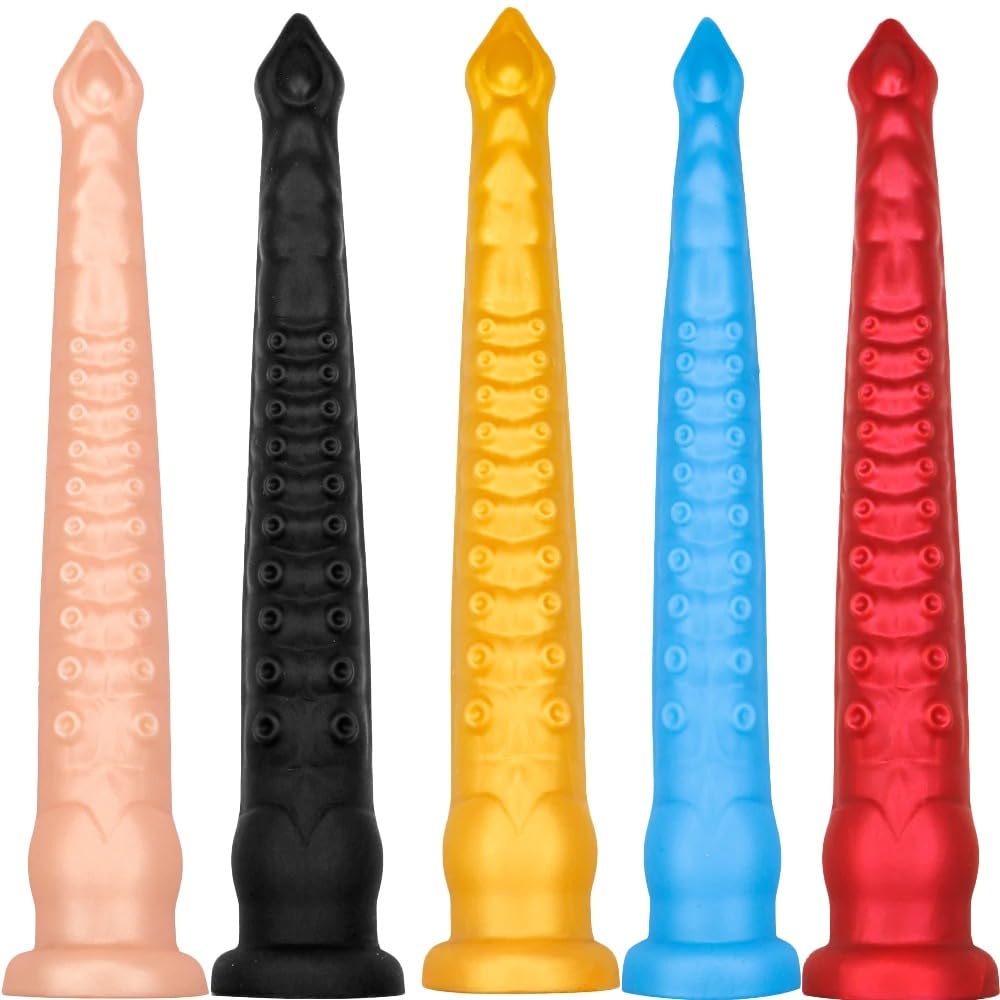 Plug anale 22 pollici Lungo Anal Plug Tentacolo Enorme Butt Plug Silicone Morbido Anal Dildo Con Ventosa Donna Uomo Grande Sesso Anale giocattolo adulto