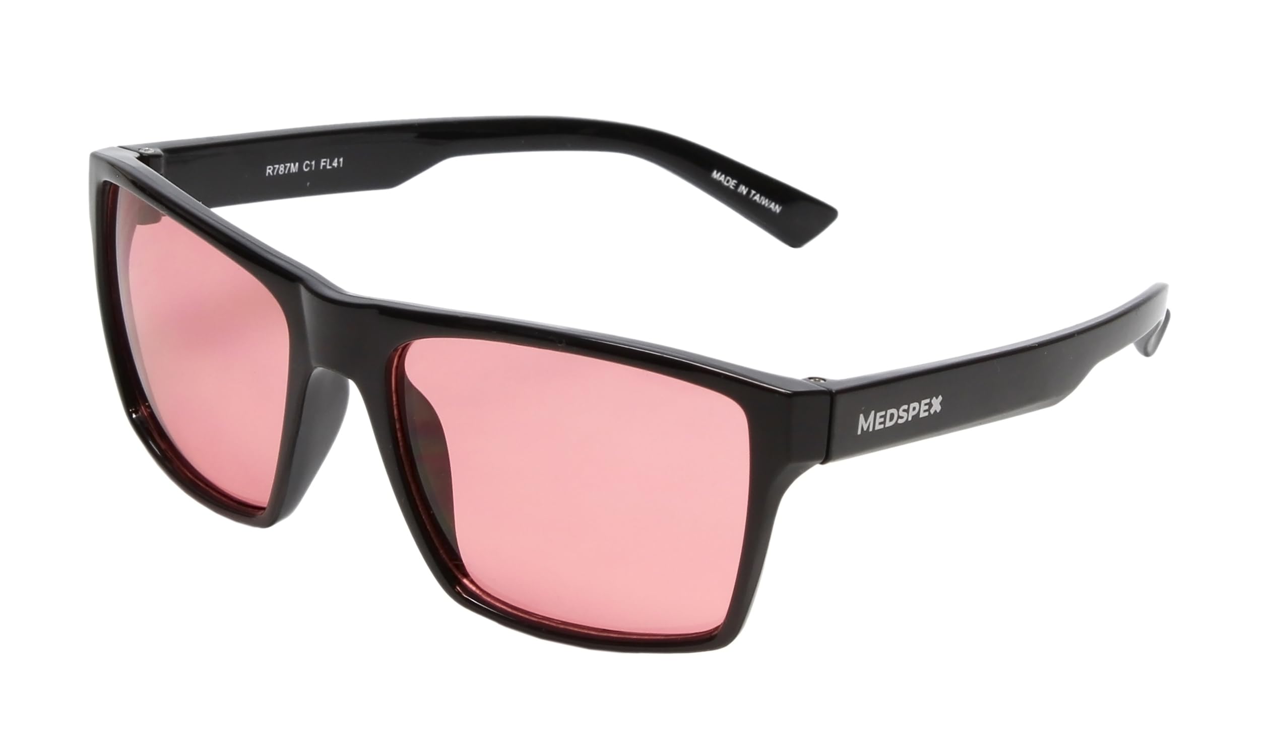 R787M FL-41 - Gafas tintadas para sensibilidad a la luz, lentes de migraña FL41, fotofobia, luz fluorescente para interiores y exteriores