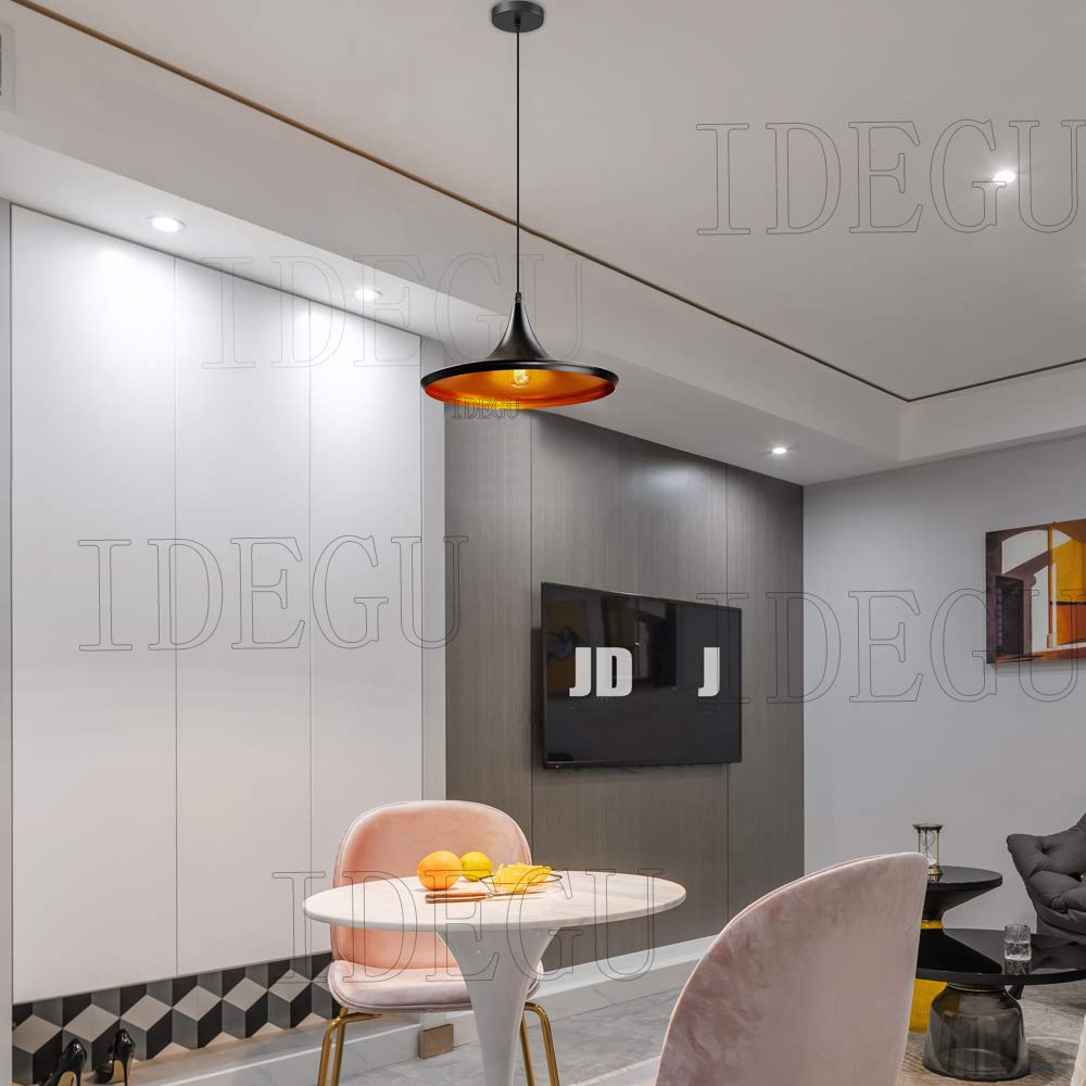 IDEGU Rétro Suspension Luinaire Industrielle, Lustre Plafonnier