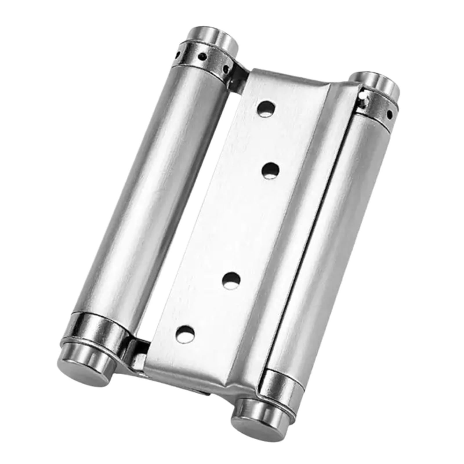 4/2pcs Rusts Resistant Spring Loaded Door Hinges with Smooth Rotation for Kitchen Saloon Cafe Swing Gate(2pcs)