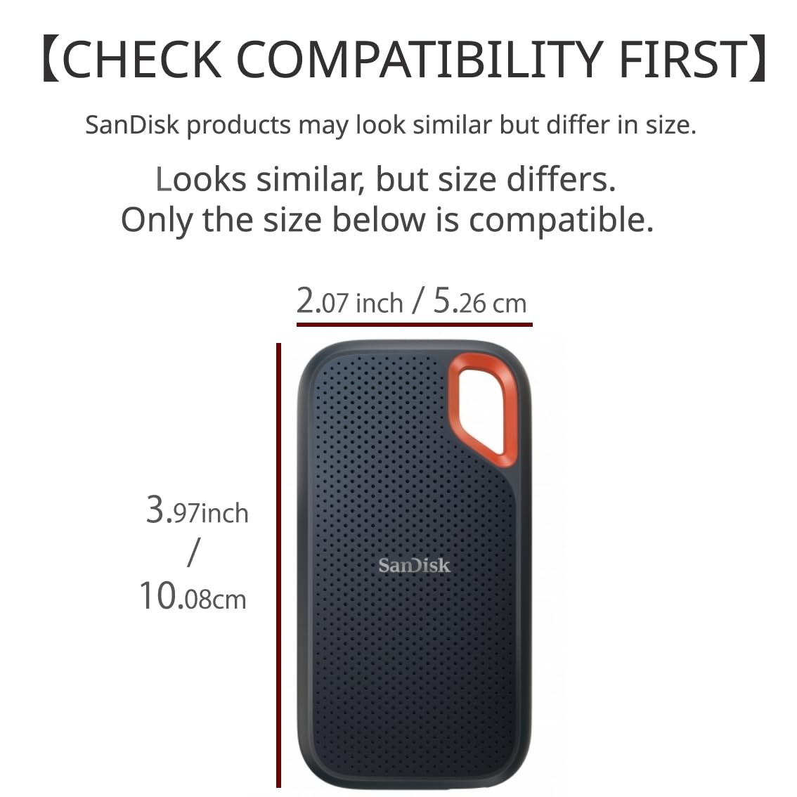 Amazon.com: MITER Case for SanDisk Extreme Portable SSD