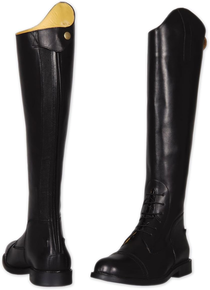 TuffRider Baroque Zip Field Boots Mens Black 85 MN