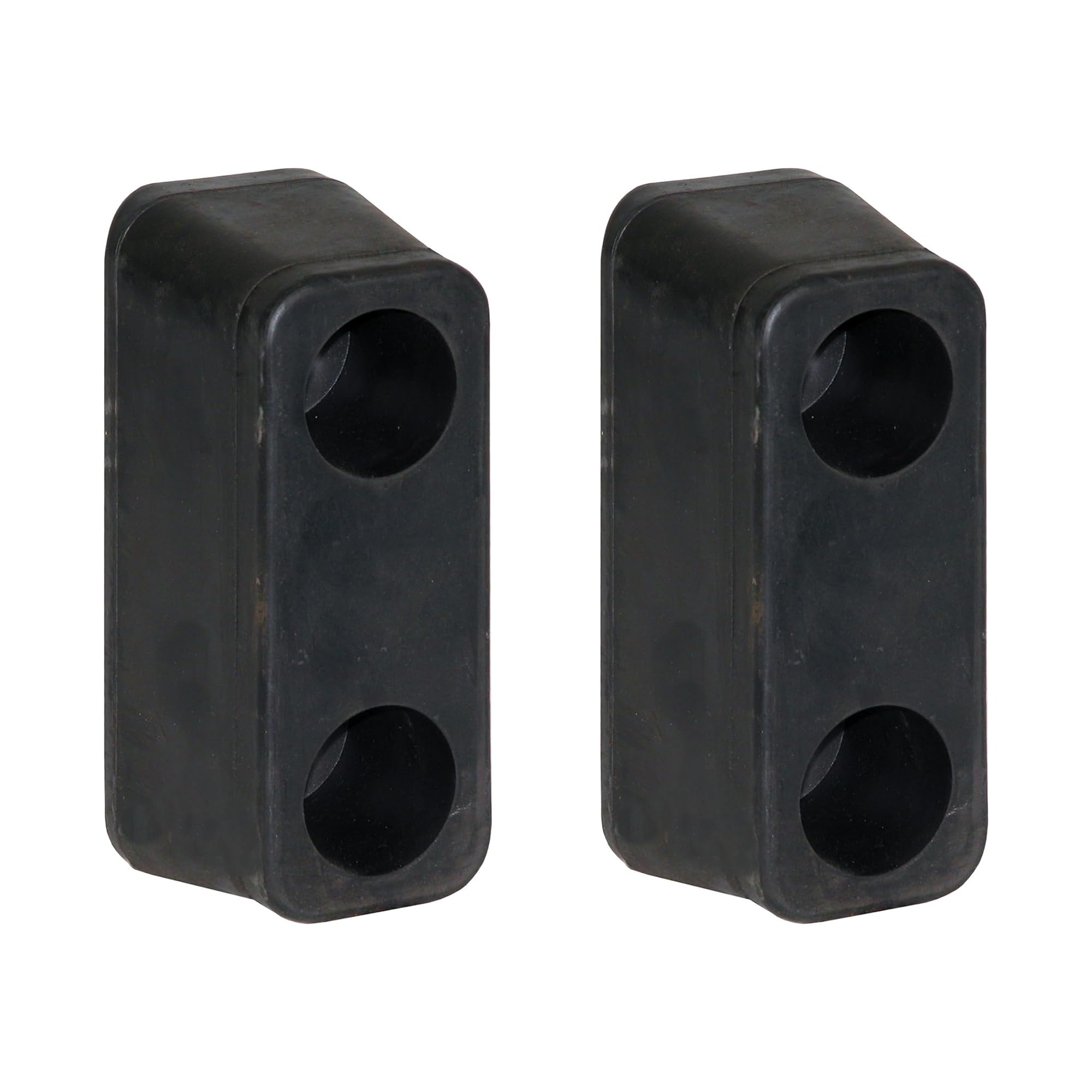 Buyers Products B5540 Molded Rubber Bumper Set, 2-9/16 x 3 x 6 Inch Tall, Heavy-Duty Rectangular Rubber Bumpers for Truck and Trailer Protection, Compression-Molded, Pack of 2