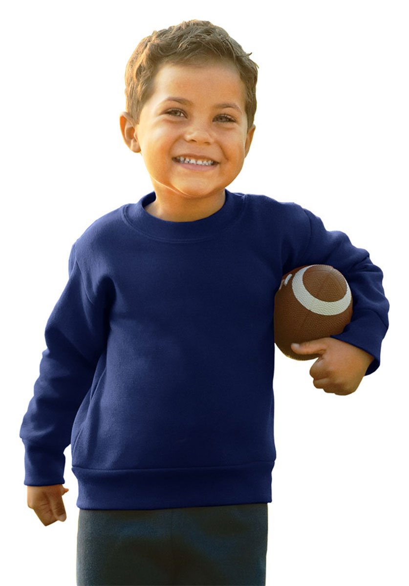 Rabbit Skins Toddler Sweatshirt (M-3317) Available in 13 Colors 5T/6T Navy