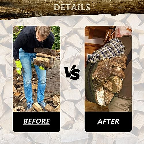 Extra Large Firewood Carrier, Log Basket, Firewood Bag, Carry Bag