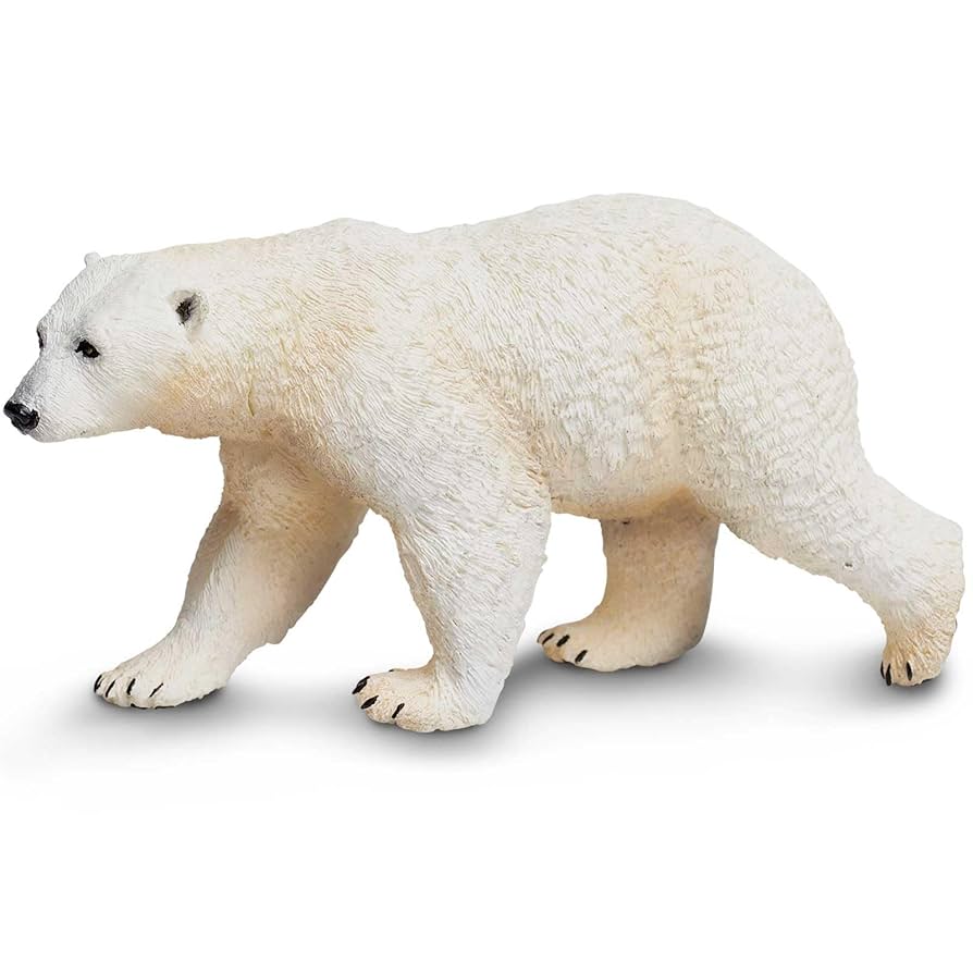 Amazon.com: Safari Ltd. Polar Bear Figurine - Detailed 4.75